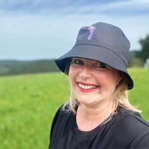 vissershoedje / bucket hat Paradijsvogel